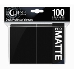 Ultra Pro - Pro Matte Eclipse: Deck Protector 100 Count Pack - Jet Black